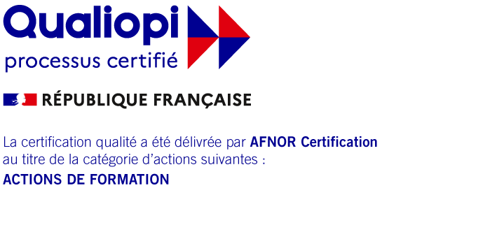 Certificat QUALIOPI